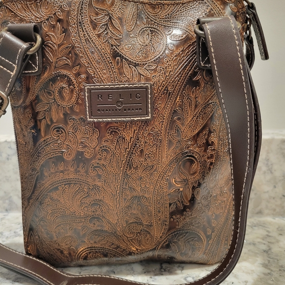 Relic Tan Embossed  Bag - Picture 2 of 3